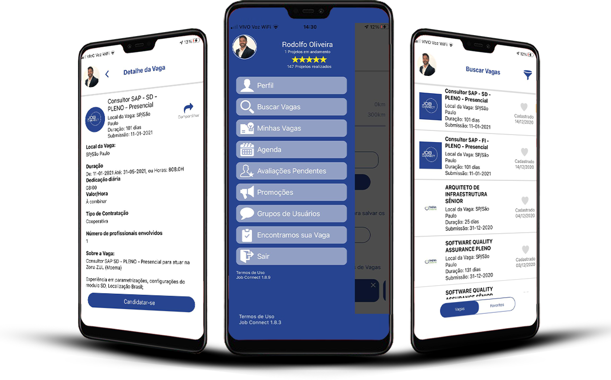 Serviços da JOBConnect
